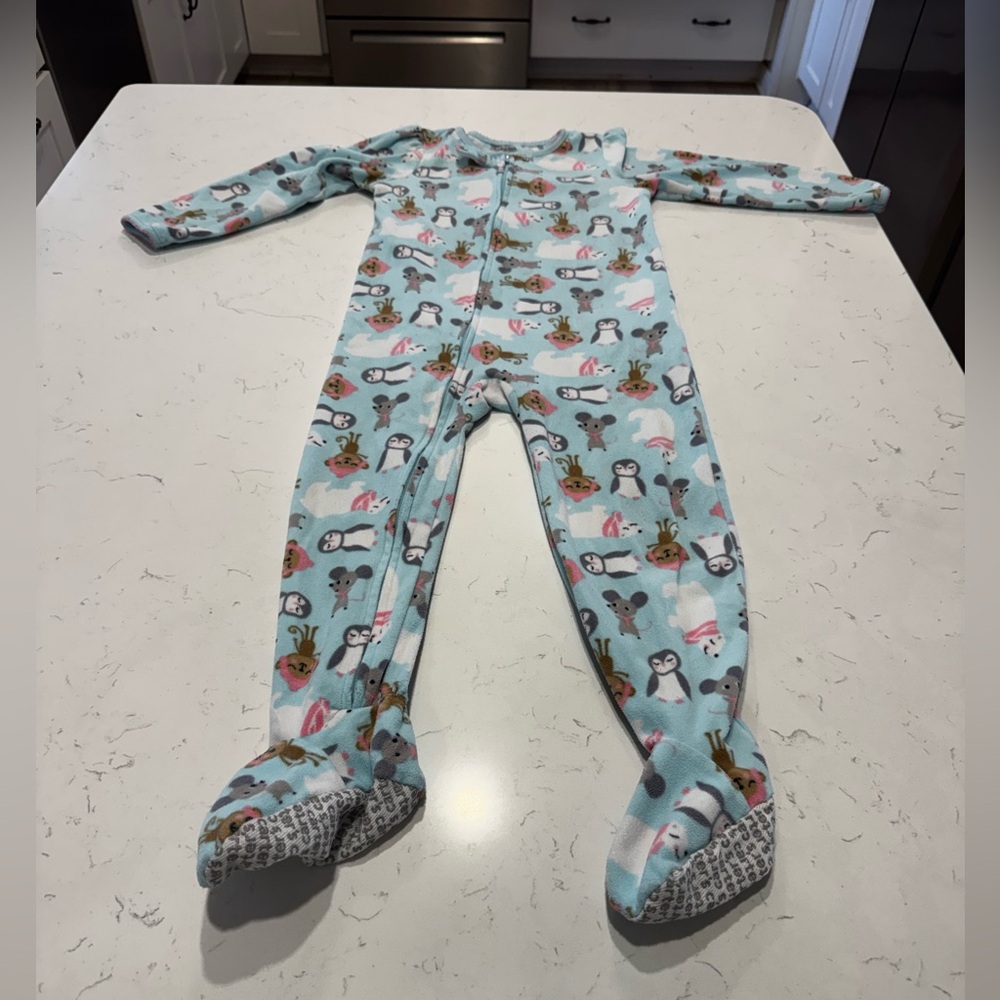 Baby Blue Footed Pajamas - Kids